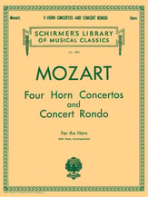 FOUR HORN CONCERTOS AND CONCERT RONDO cover